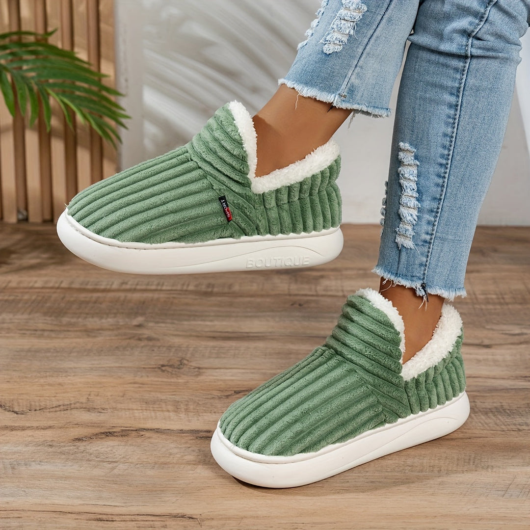 Avery | Soft Plush Indoor Slippers