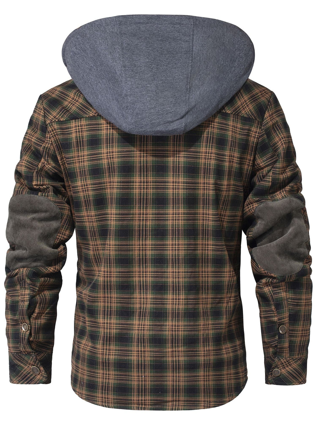 Caleb | Rugged Hooded Plaid Jacket