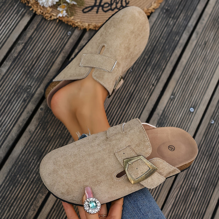 Rosalind | Buckle-Detail Comfort Mules