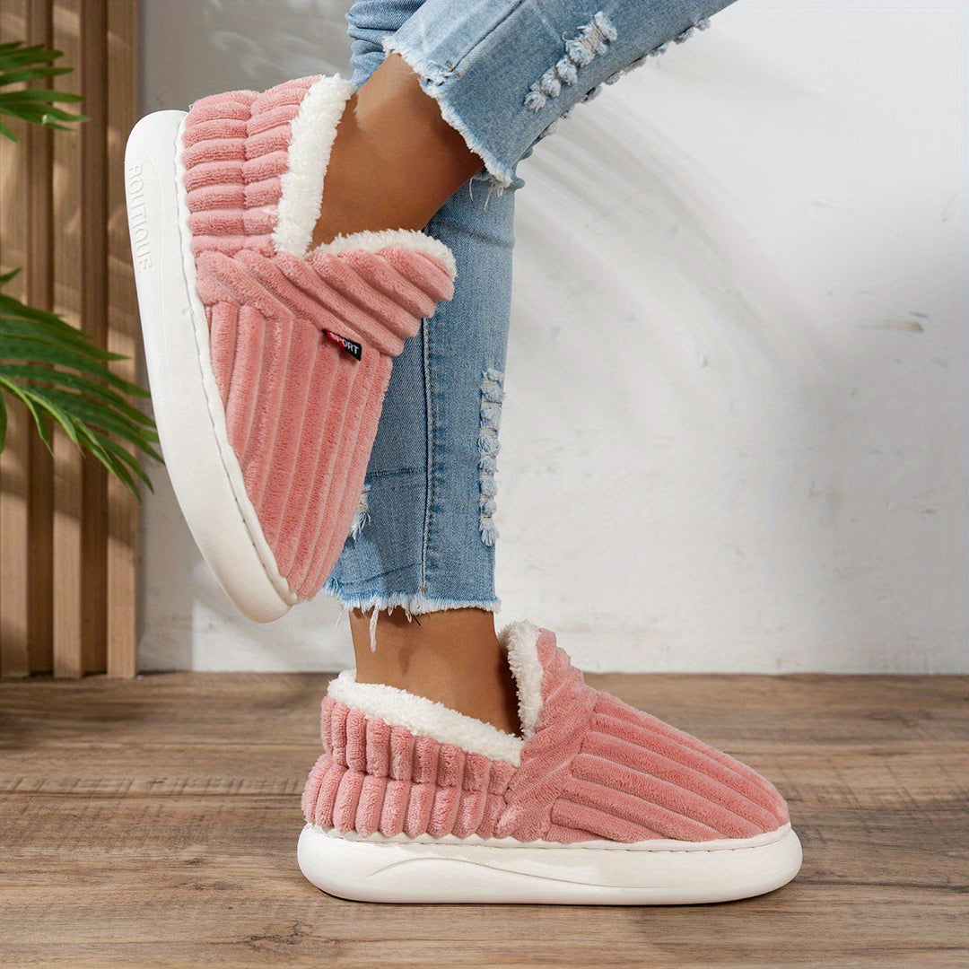 Avery | Soft Plush Indoor Slippers