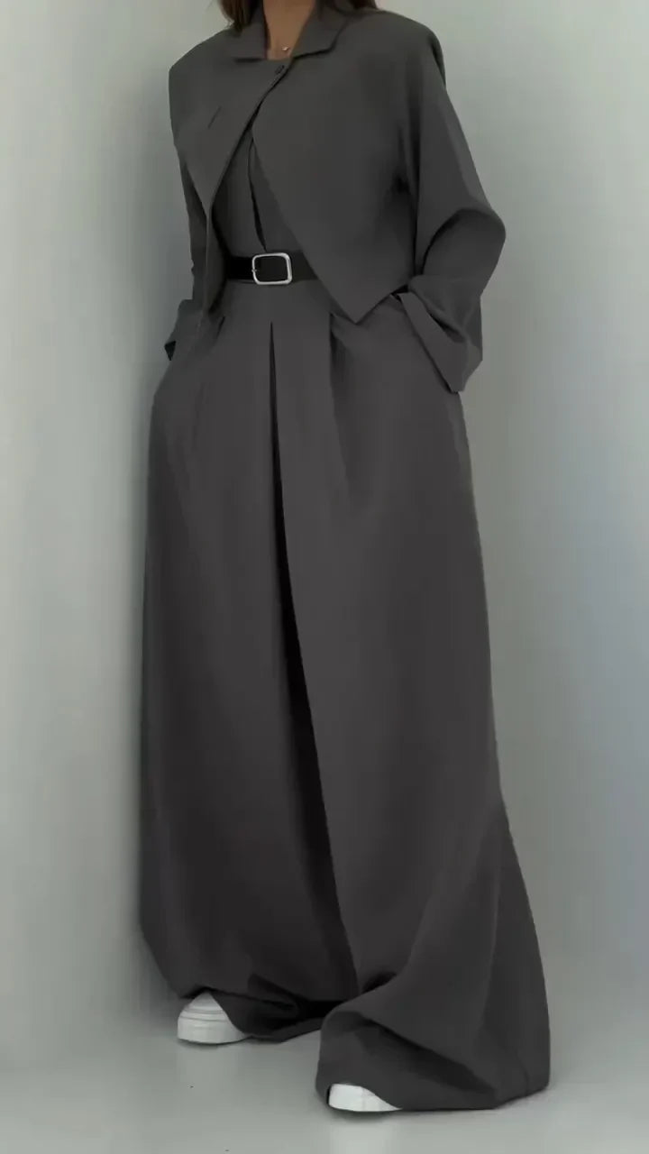 Selene | Refined Bustier Jumpsuit Set