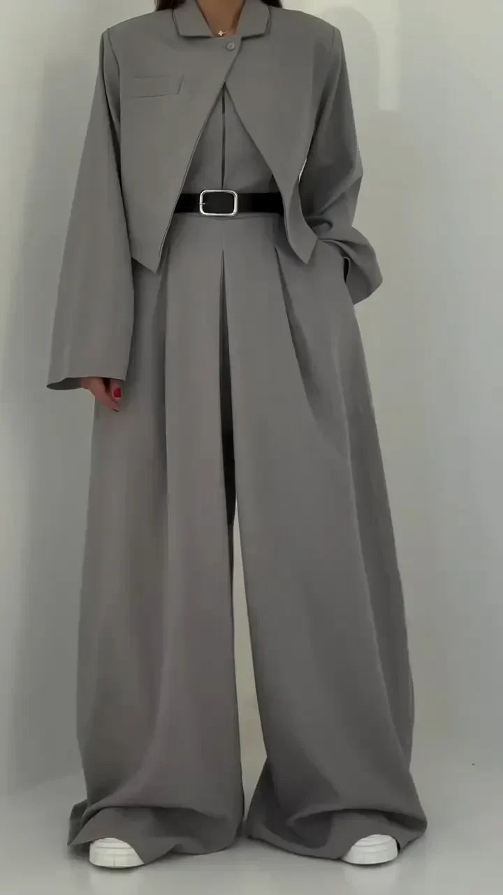 Selene | Refined Bustier Jumpsuit Set