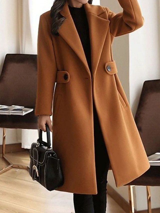 Eliza | Elegant Tailored Belted Silhouette Overcoat
