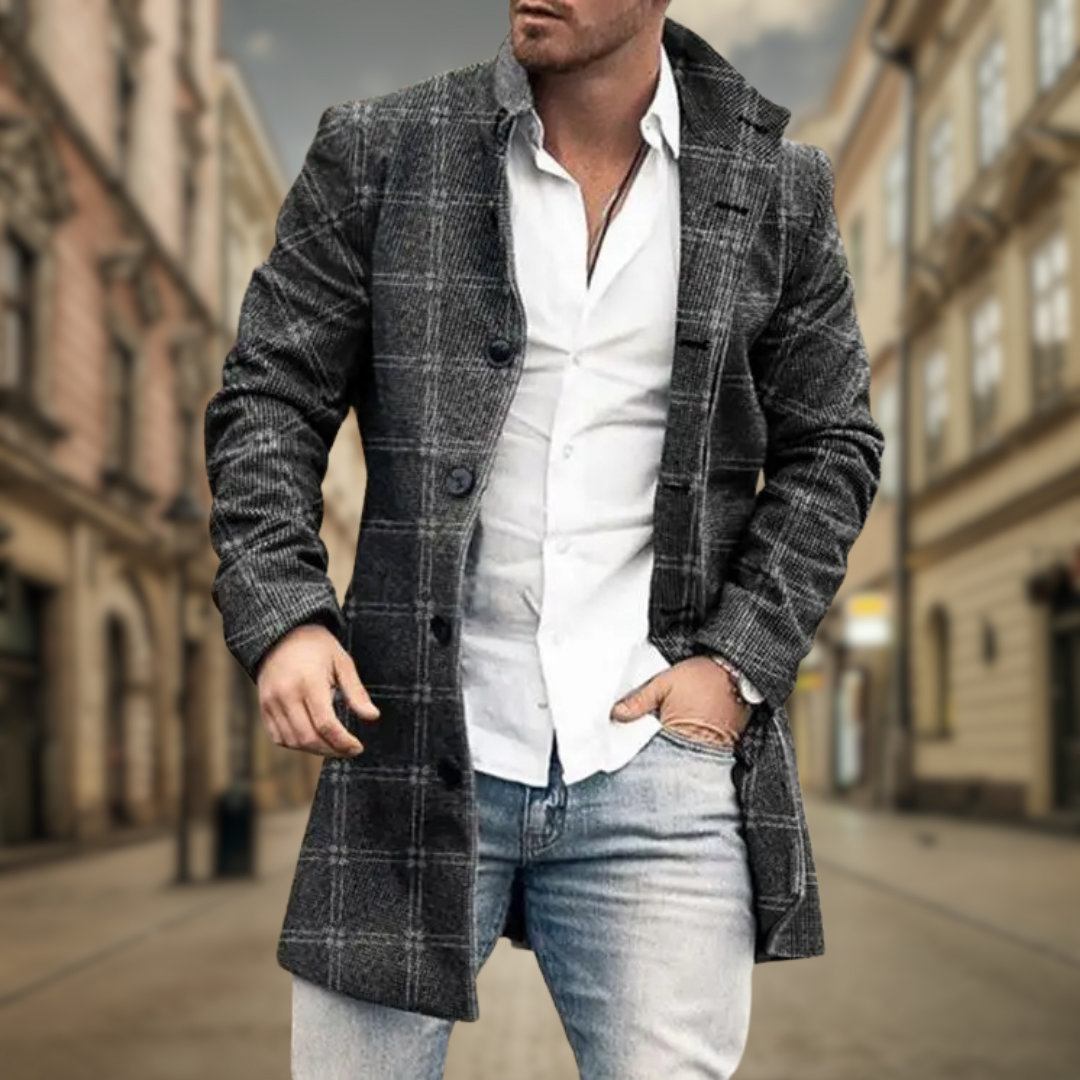 Harrison | Classic Long Overcoat