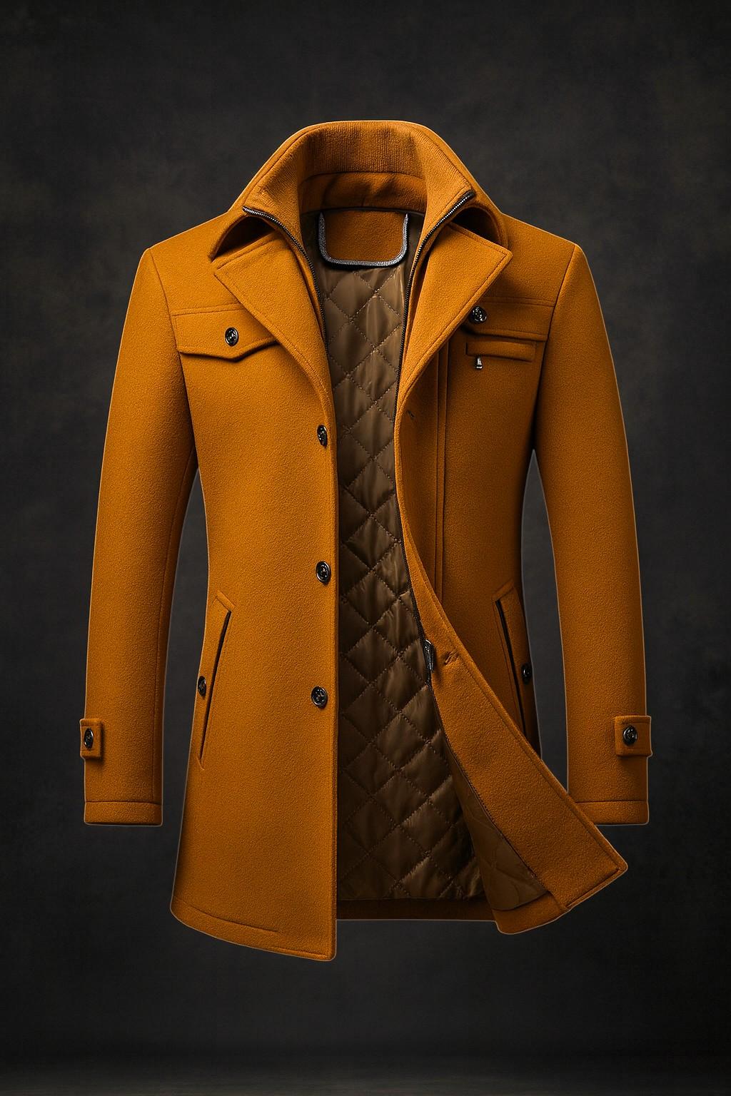Damian | Modern Tailored Overcoat