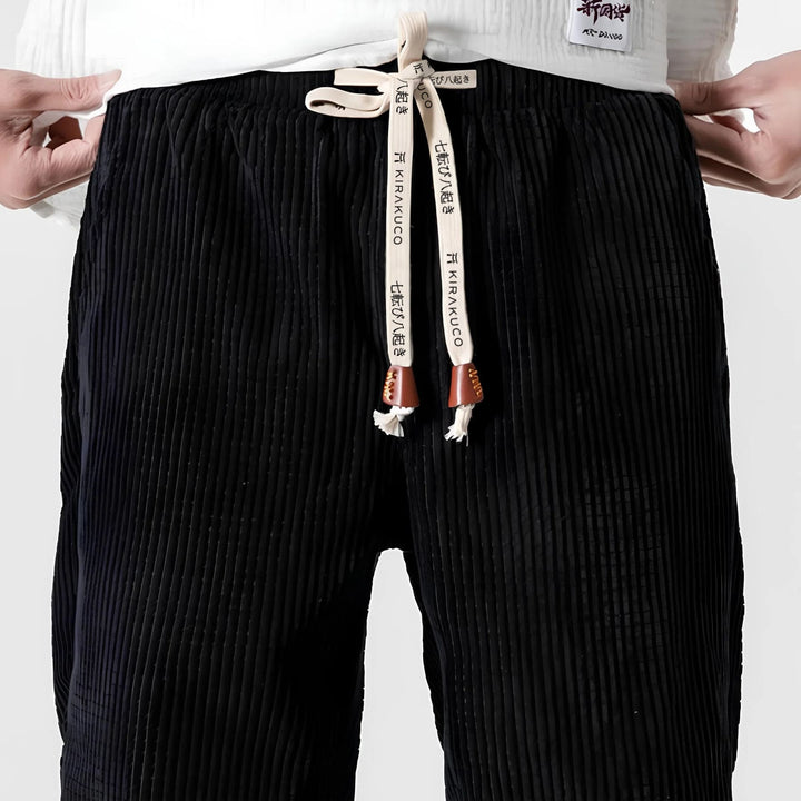Evan | Easy Textured Relaxed Pants