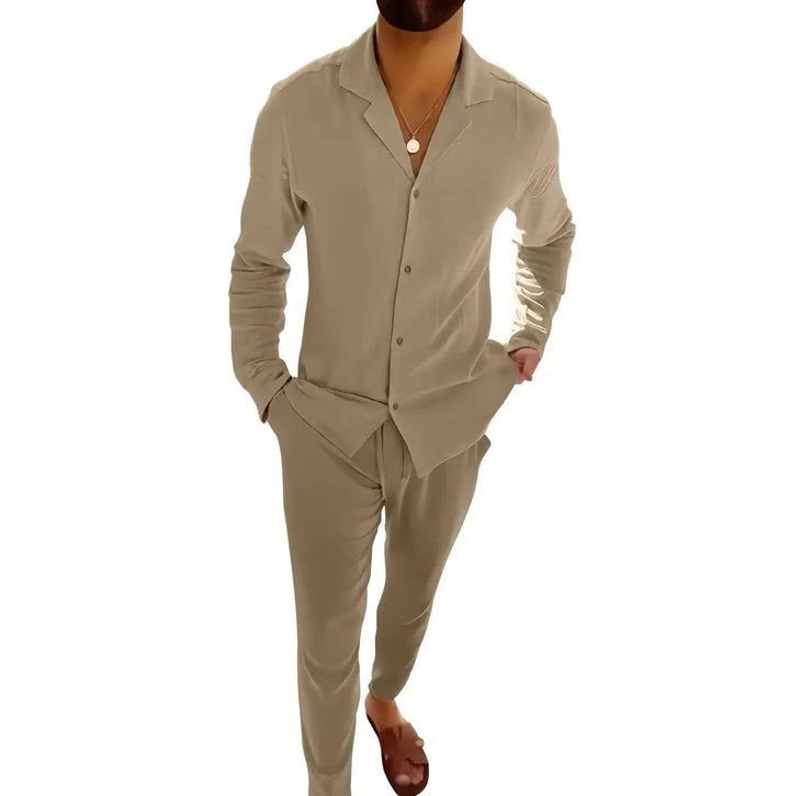 Julian | Relaxed Button Shirt & Pants Set