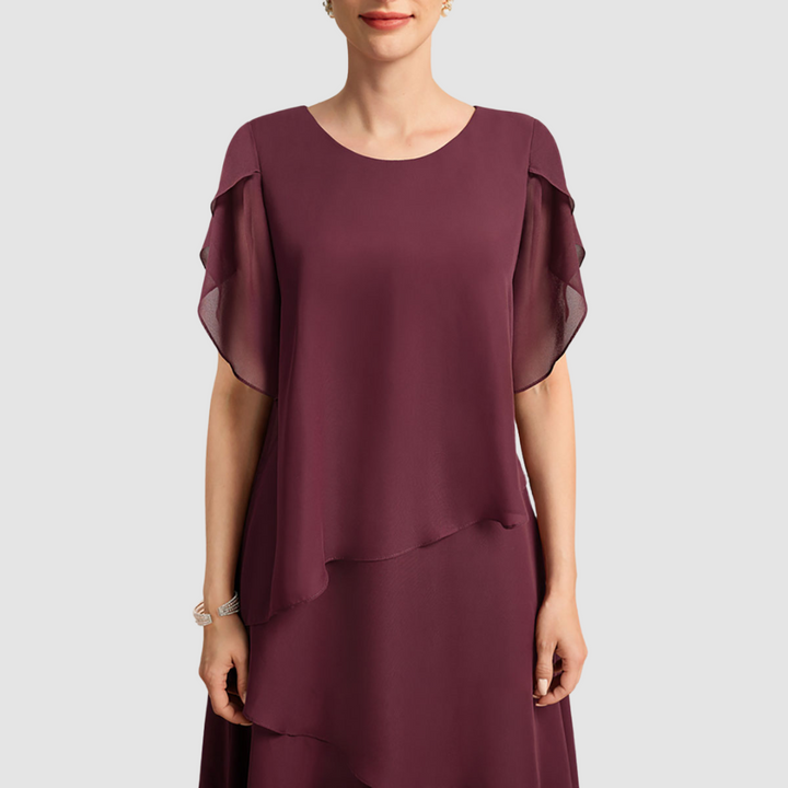 Cierra | Elegant Chiffon Dress