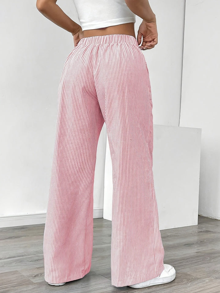 Maribel | Flowing Printed Wide-Leg Pants