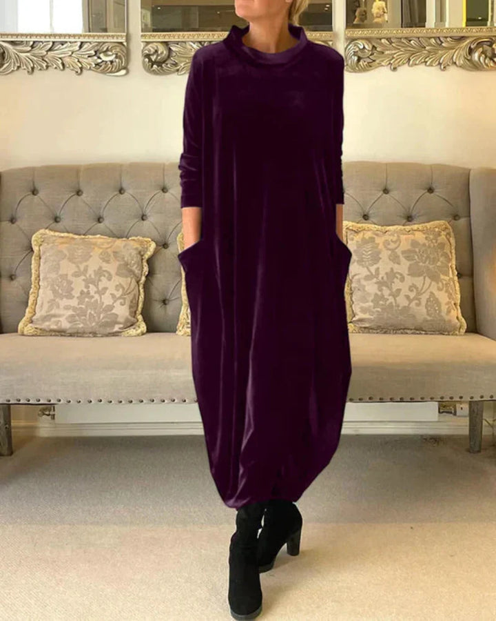 Arianna | Elegant Stylish High-Neck Dress