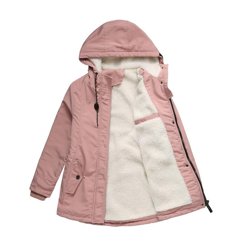 Eliza | Elegant Hooded Quilted Jacket