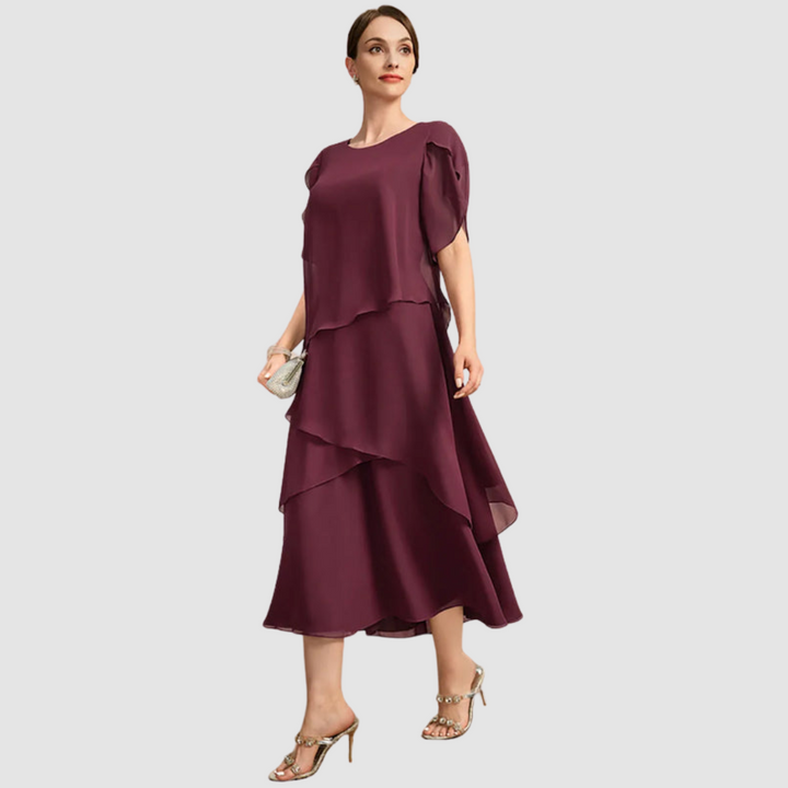 Cierra | Elegant Chiffon Dress