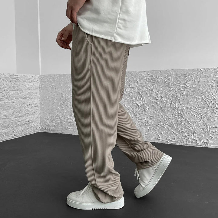Leo | Refined Stripe Comfort Pants
