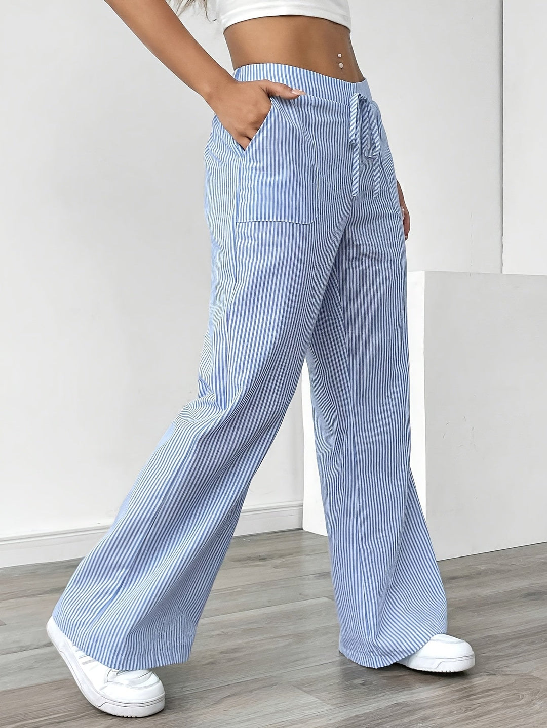 Maribel | Flowing Printed Wide-Leg Pants