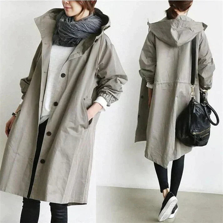 Sadie | Hooded Trench Coat