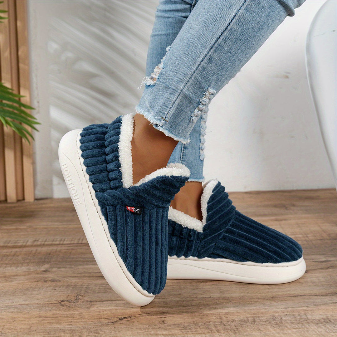 Avery | Soft Plush Indoor Slippers