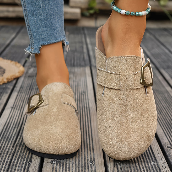 Rosalind | Buckle-Detail Comfort Mules