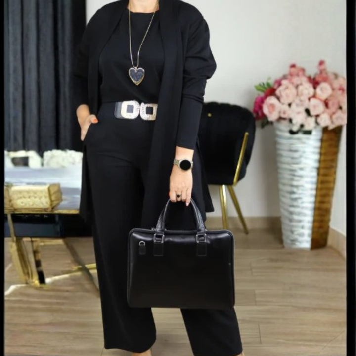 Gabriela | Elegant Three-Piece Cardigan Set