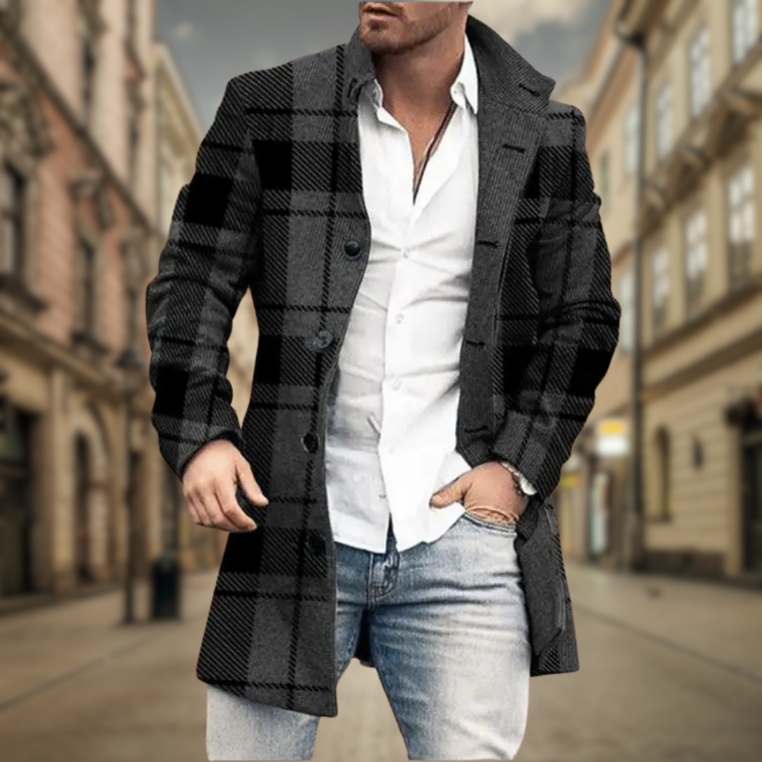 Harrison | Classic Long Overcoat