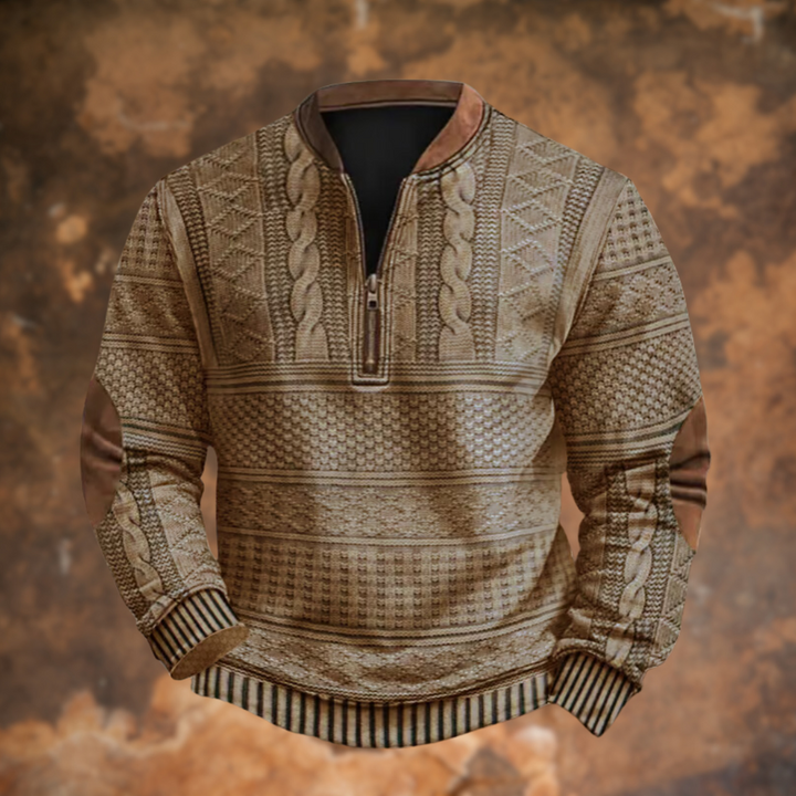 Owen | Classic Knit Zip Sweater