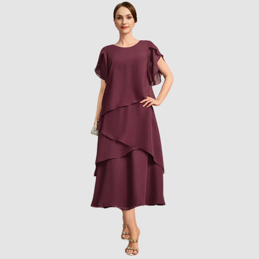 Cierra | Elegant Chiffon Dress