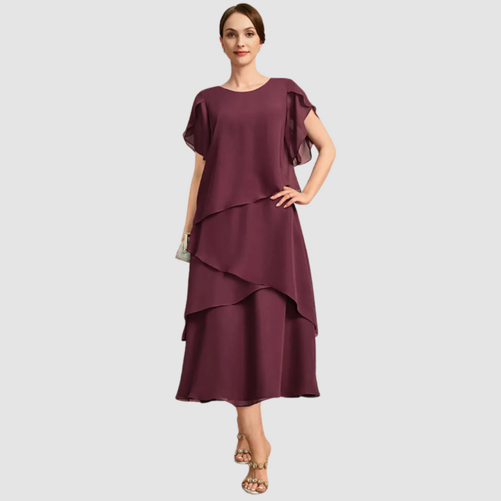Cierra | Elegant Chiffon Dress