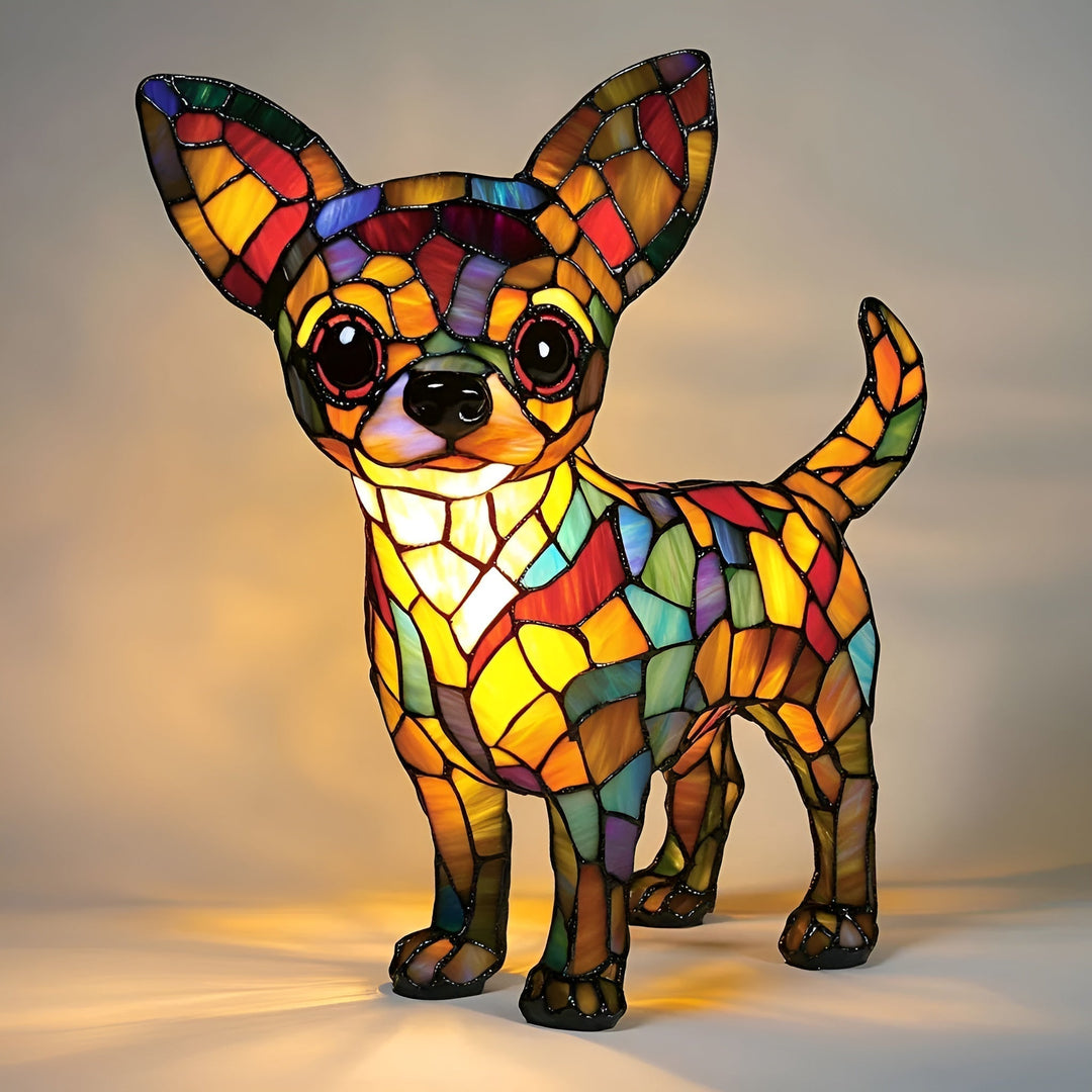 Peanut | Playful Color Chihuahua Lamp