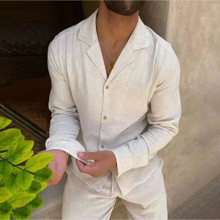 Julian | Relaxed Button Shirt & Pants Set