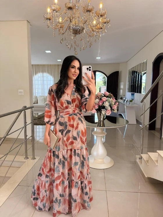 Celine | Floral Maxi Dress
