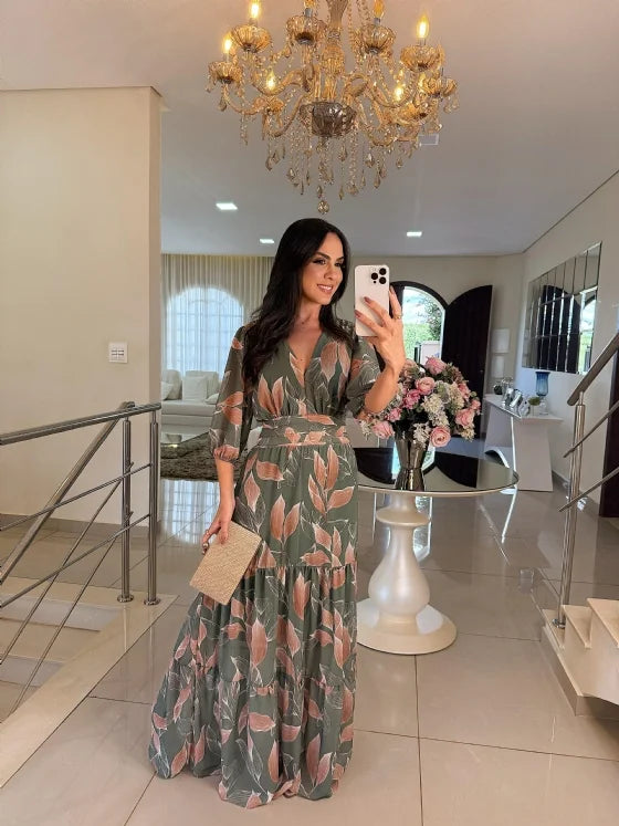 Celine | Floral Maxi Dress