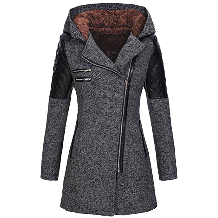 Hadley | Structured Zip-Front Hooded Coat