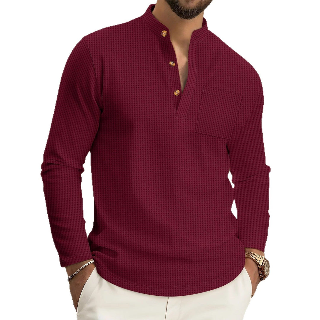 Calvin | Classic Button-Neck Sweater