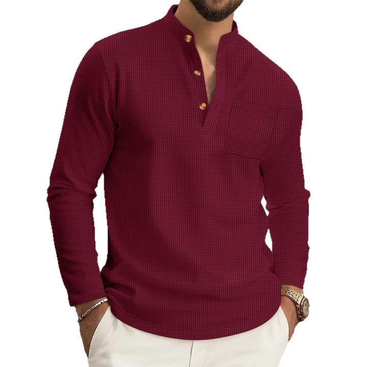 Calvin | Classic Button-Neck Sweater