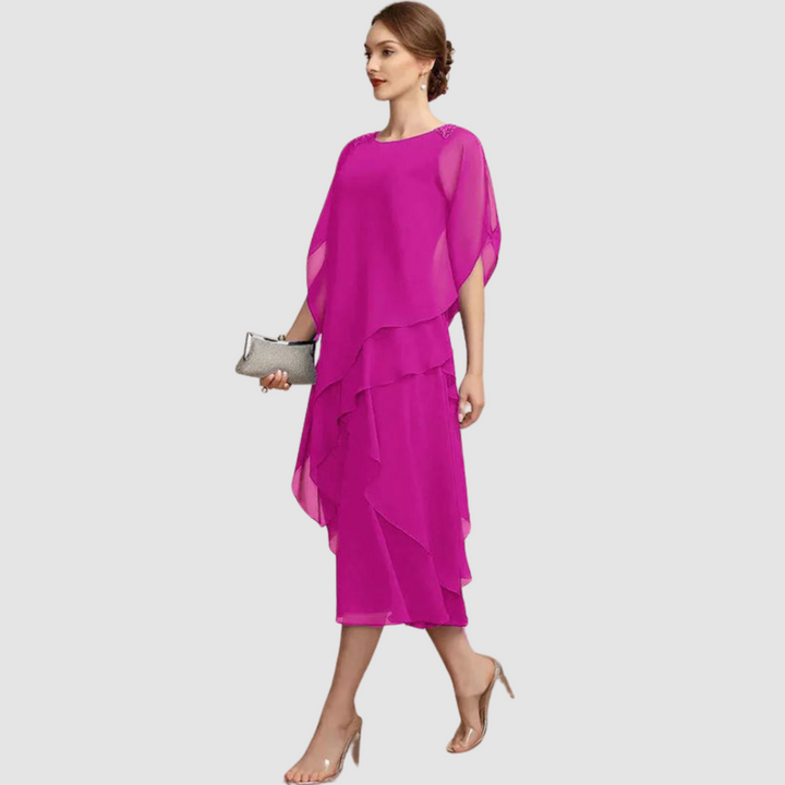 Cierra | Elegant Chiffon Dress