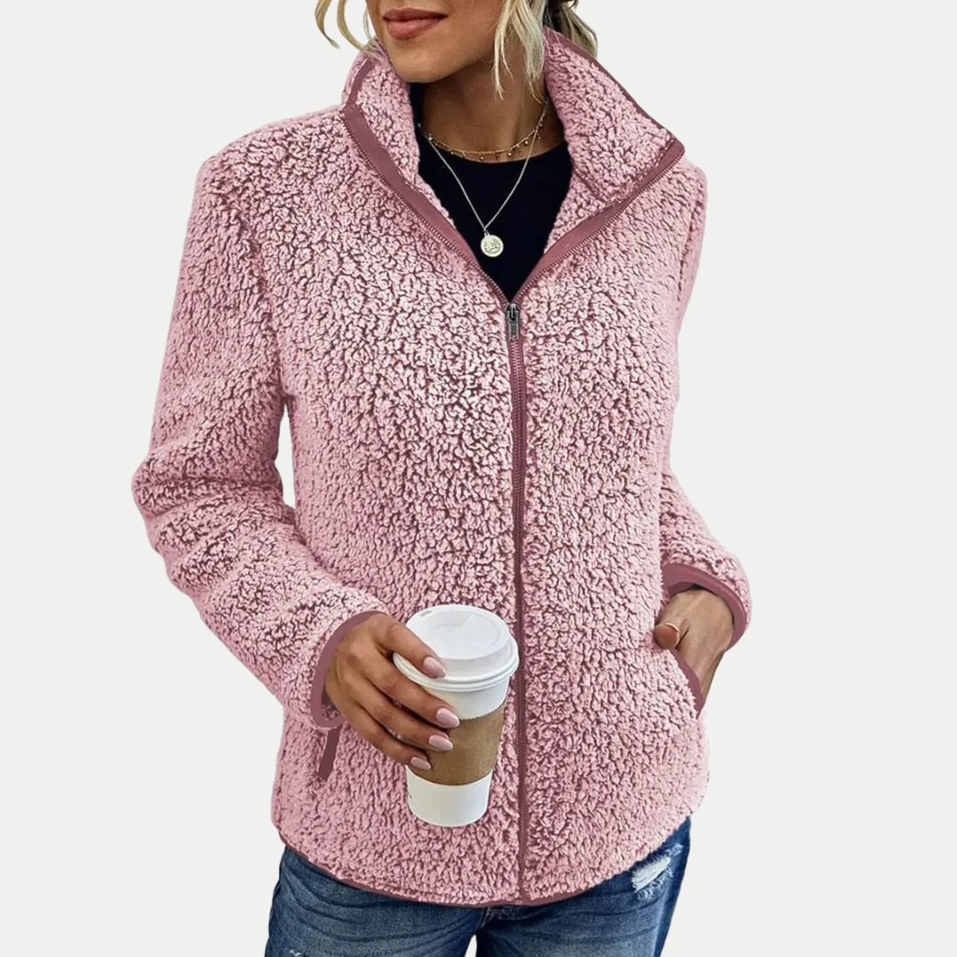 Ellis | Soft-Texture Zip-Front Cozy Jacket
