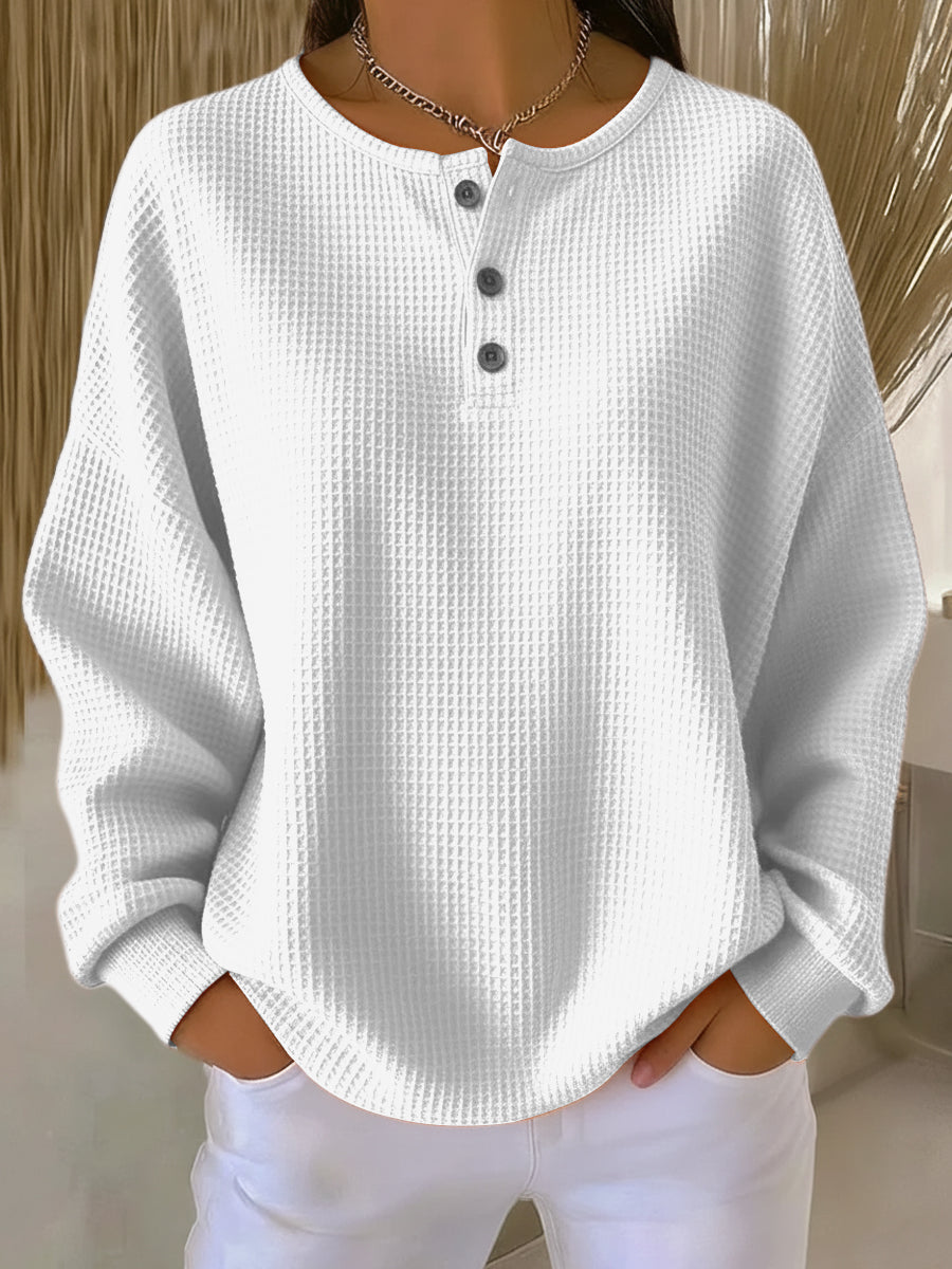 Jennifer | Cozy Classic Henley Top