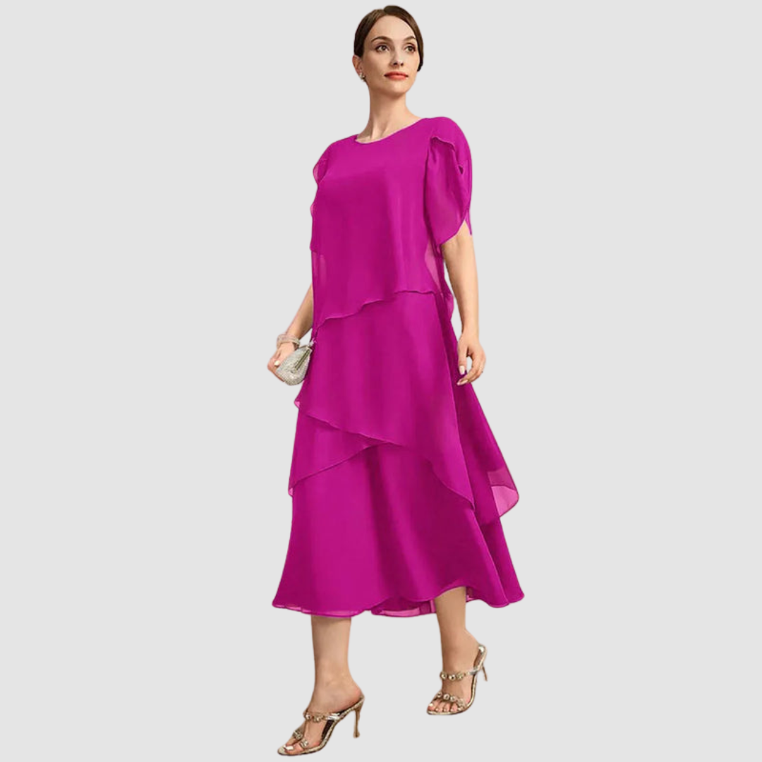 Cierra | Elegant Chiffon Dress