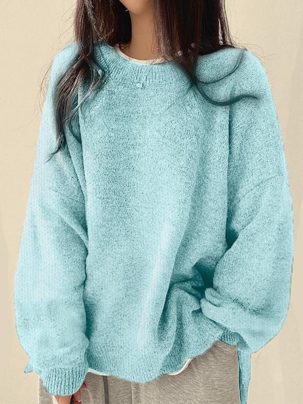 Madison | Relaxed Drop-Shoulder Knit Sweater