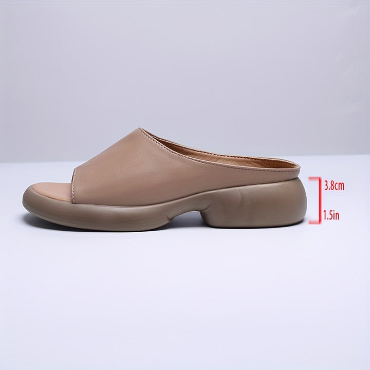 Bridget | Cushioned Platform Mules