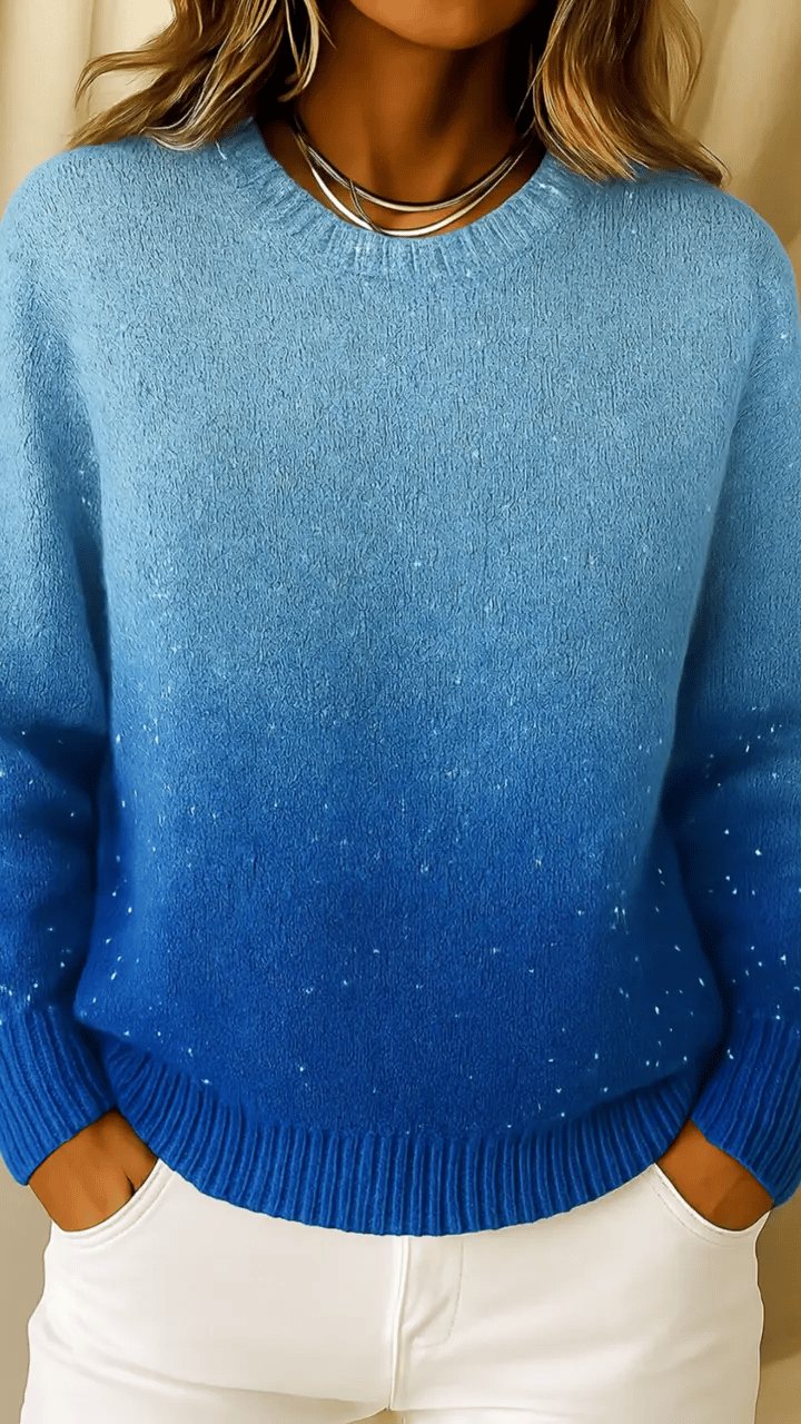 Isabelle | Elegant Gradient Knit Sweater