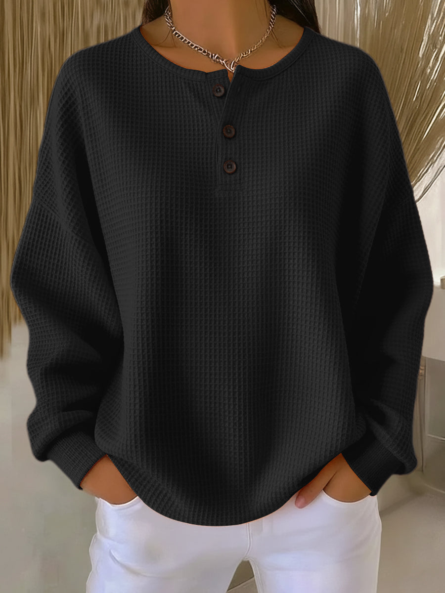 Jennifer | Cozy Classic Henley Top