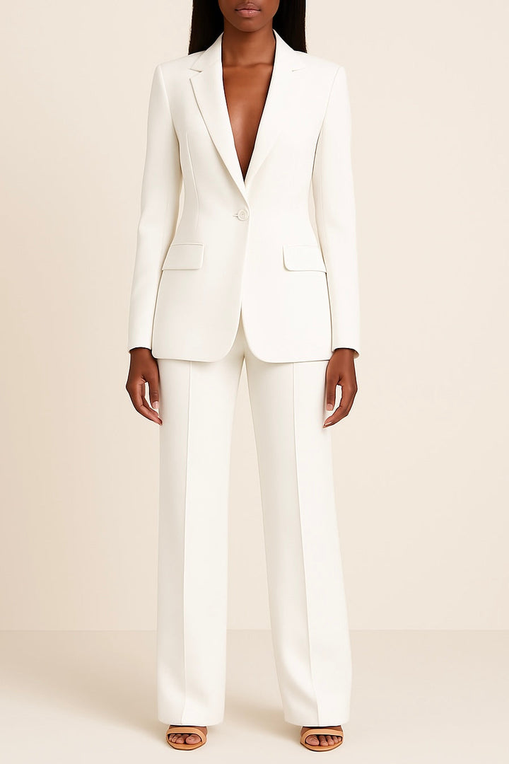 Kylie | Tailored Long Blazer Suit Set