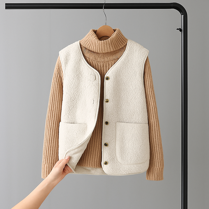 Clara | Classic Button Down Vest