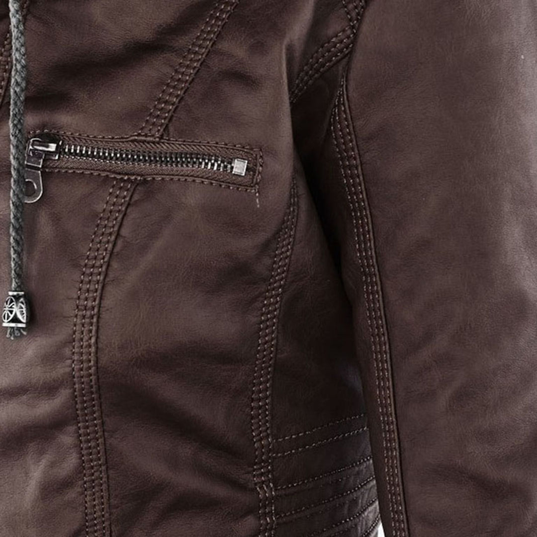 Elena | Timeless Chic Leather-Look Jacket
