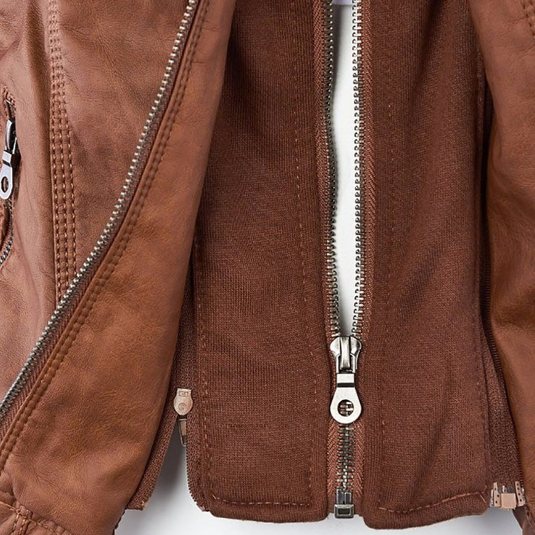 Elena | Timeless Chic Leather-Look Jacket