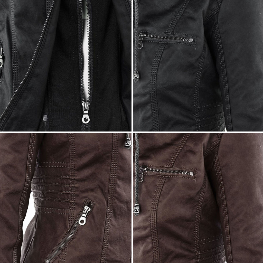 Elena | Timeless Chic Leather-Look Jacket