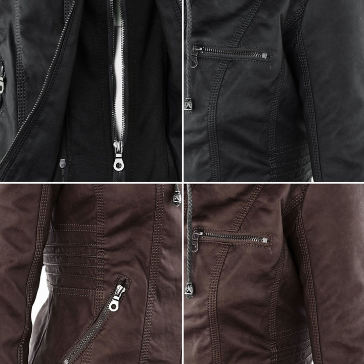 Elena | Timeless Chic Leather-Look Jacket