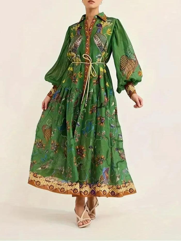 Coralie | Floral Print Maxi Dress