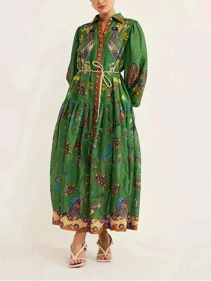 Coralie | Floral Print Maxi Dress