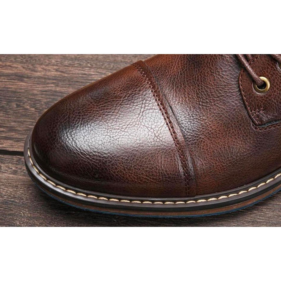 Lucas | Classic Lace-Up Oxford Ankle Boots